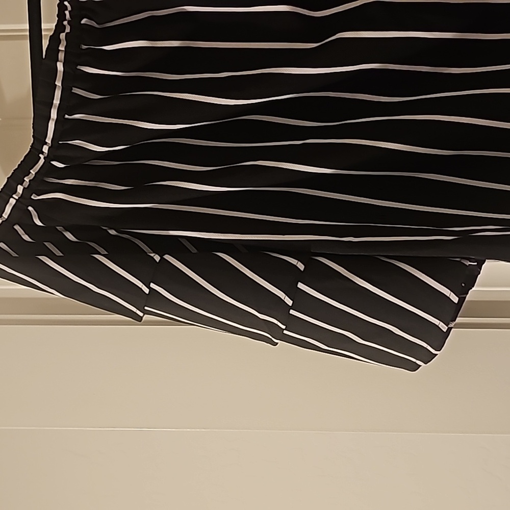 Chico's Black/White Off Shoulder Blouse - Picture 3 of 3